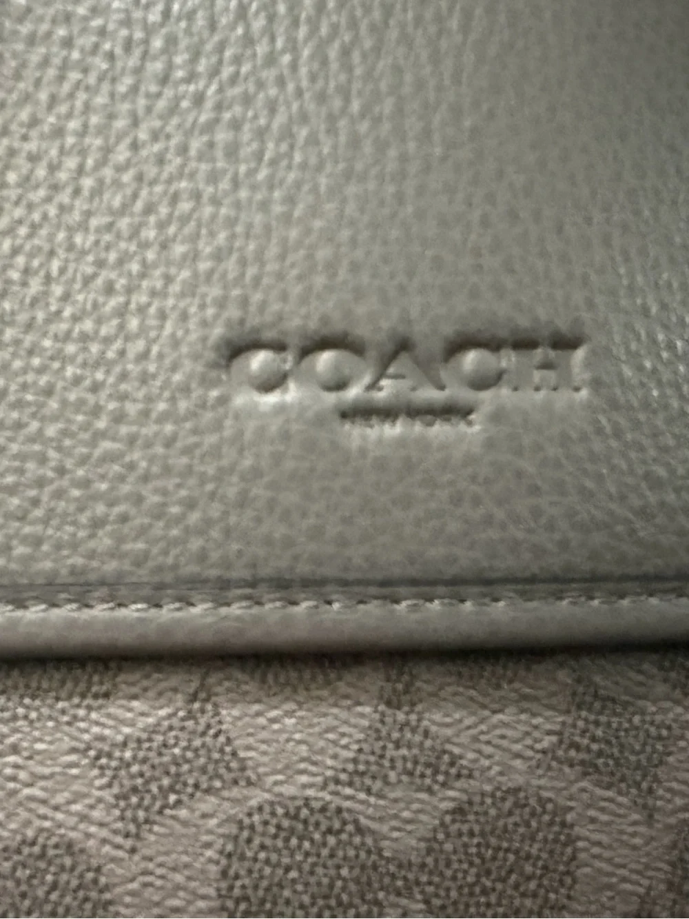 Coach Unisex Signature Briefcase in Grey